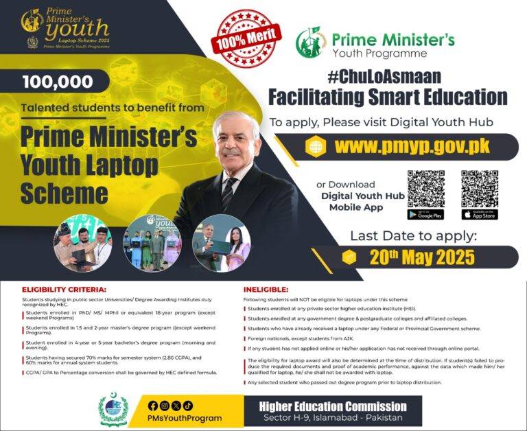 Prime Minister Youth Laptop Scheme 2025