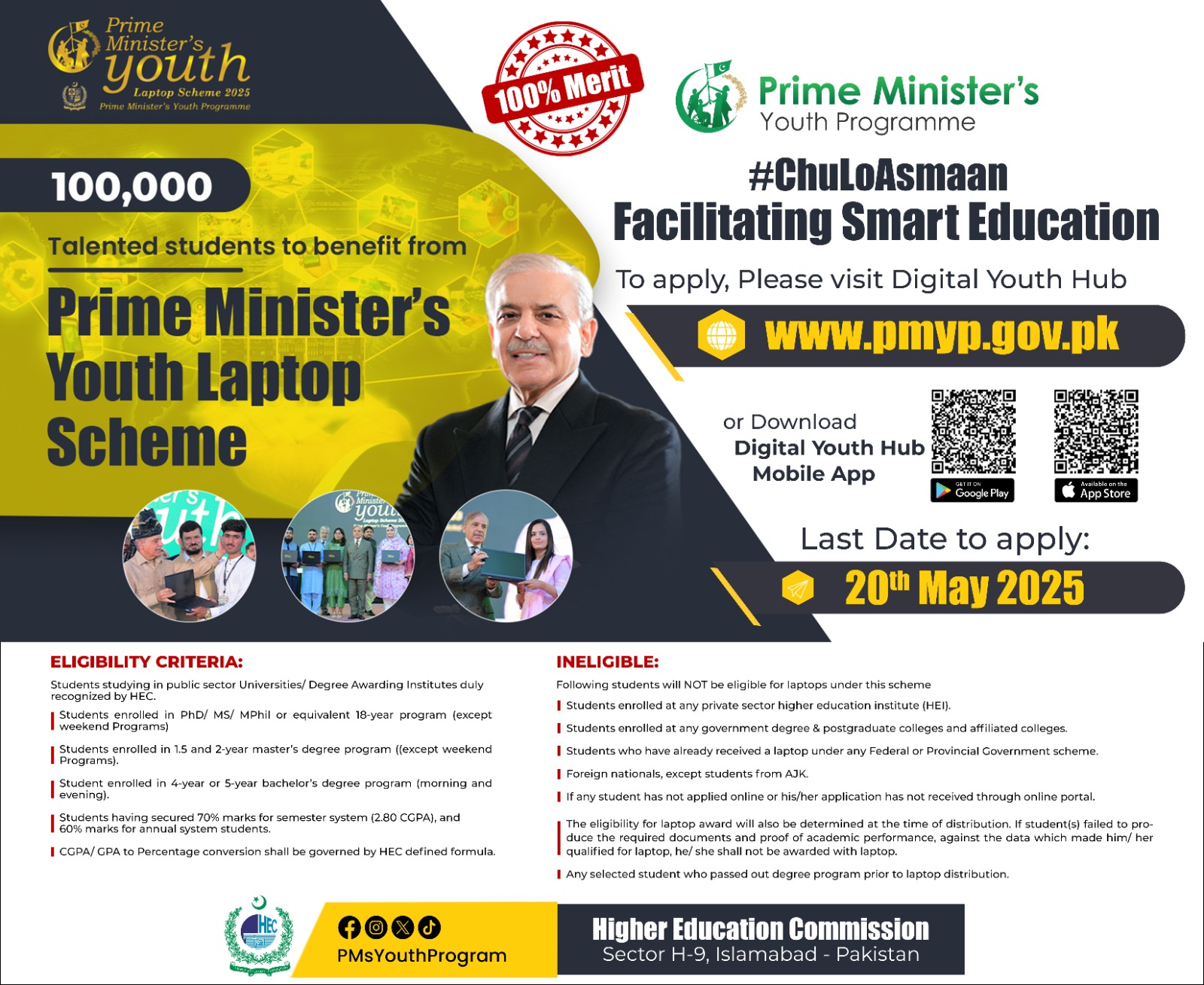 Prime Minister Youth Laptop Scheme 2025